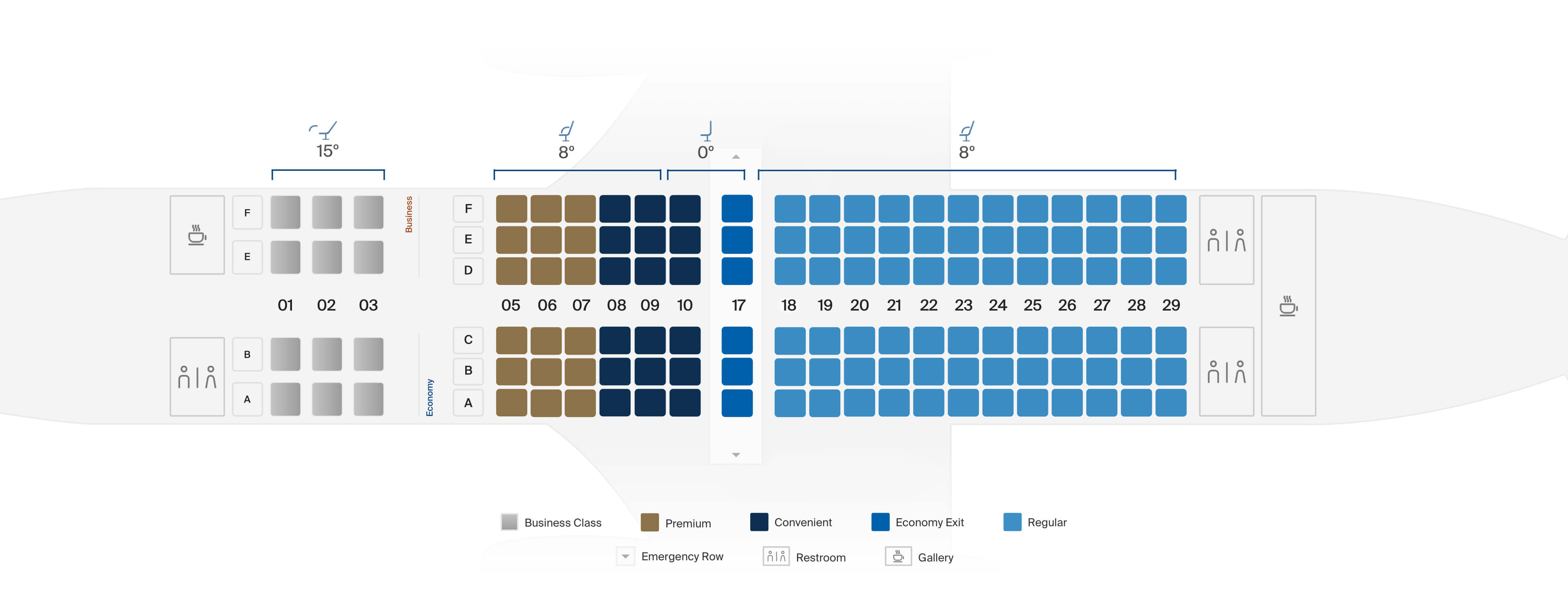 Seat Map For 737 800 Fleet | Copa Airlines