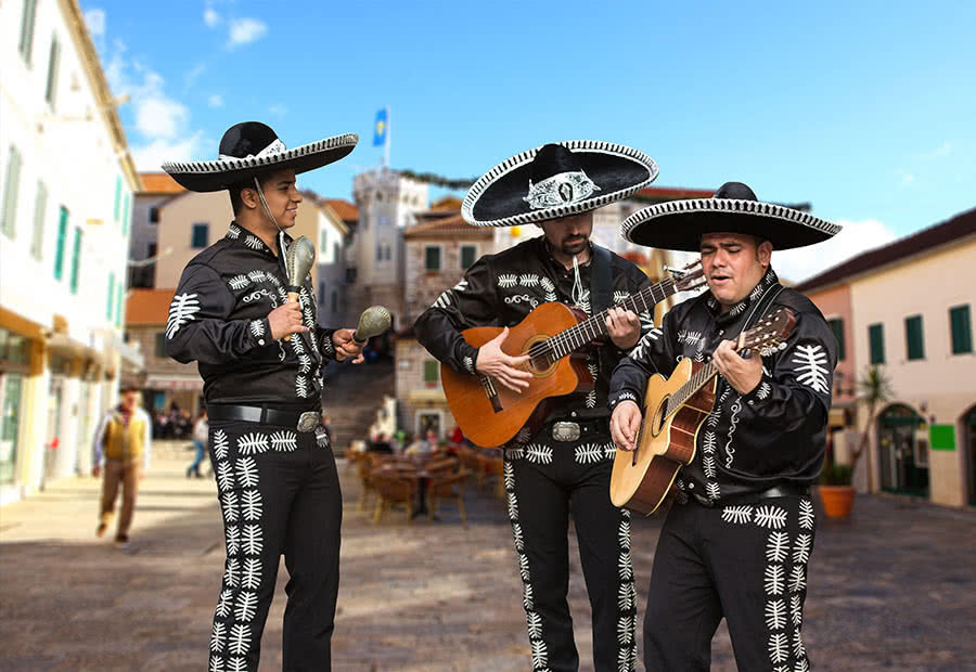 Mexico is a place of joy and color, rich in Latin American culture, filled
                    with traditions and music.