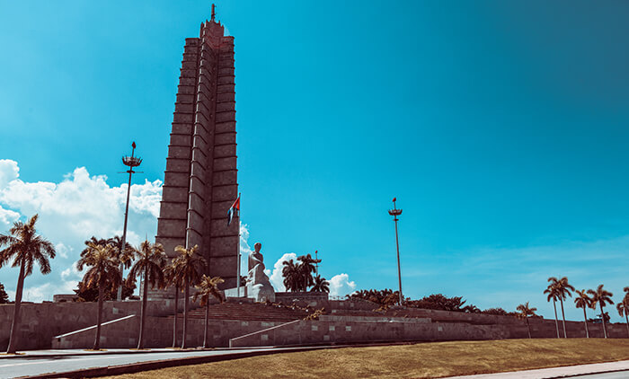 Memorial de José Martí, no quadrado da volta, Havana