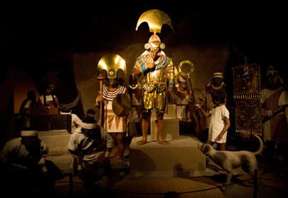 Câmara Funeraría de Lord Sipan, Huaca rajada
