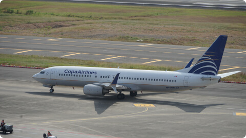Aeronave aterrizando